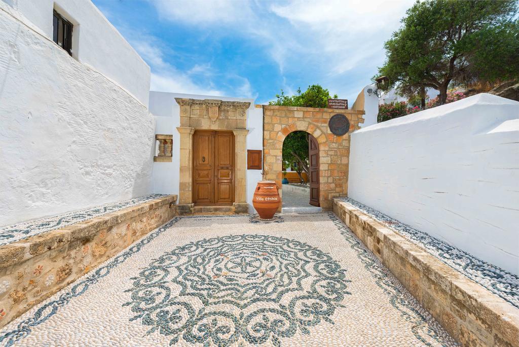 Villa Eftihia In Lindos Kültér fotó